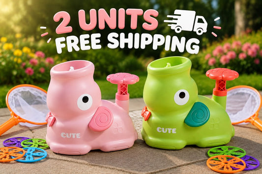 Cute Duck Flying Disc Launcher Set for Kids